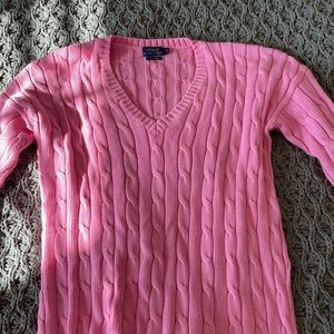 Polo Ralph Lauren Cable Knit V-neck Sweater